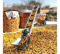 Granule Conveyor with Bracket Industrial Climbing Lifting Belt Conveyor