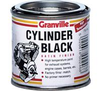 GRANVILLE High Temperature Cylinder Paint - Black Satin - 100ml