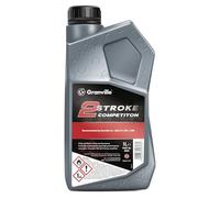 Granville Competition Fully Synthetic Two Stroke Oil - 1L | High-Performance 2-Stroke Engine Oil | Unique SQ-20 Friction Modifier | ISO-L-EGD & JASO FC Certified for Motorcycles & Scooters