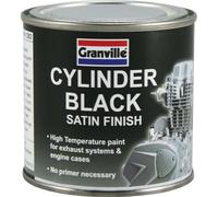Granville Cylinder Black 250ml 0060A | Brush On Engine Enamel Paint Tin HighHeat