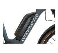 Granville E-urban 10 Bosch Performance 26´´ Electric Bike Silver S / 500Wh S Petrol Blue Mat