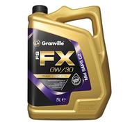 Granville FS-FX 0W/30 Fully Synthetic Engine Oil - 5L | Engine Lubrication Oil - ACEA C2 - Ford WSS-M2C950-A - Fiat 9.55535-DS1 & GS1 Compliant - Mid-SAPS Oil for Ford Dura Torq Engines