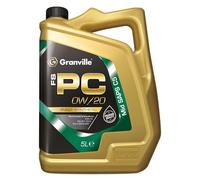 Granville FS-PC 0W/20 Fully Synthetic Mid-SAPS Engine Oil - 5L | Engine Lubrication Oil | ACEA C5 - API SP - Ideal for Fiat & PSA B71 2010 | Enhanced Fuel Economy & LSPI Protection