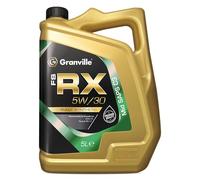 Granville FS-RX 5W/30 Fully Synthetic Engine Oil - 5L | Engine Lubrication Oil | ACEA C3 - RN-17 Compliant | Ideal for Euro 6 Diesel & Turbocharged Petrol Engines - Mid SAPS Formulation