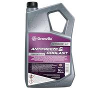 Granville Zerocol 40 Antifreeze - 5L | Si-OAT Ethylene Glycol-Based Coolant | Long-Life Protection | -38°C Freeze Protection | BS: 6580:2010 Compliant Engine Anti-Freeze & Coolant