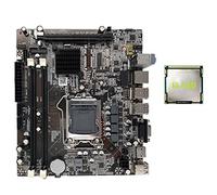 Graootoly 1 Set Desktop Computer Motherboard LGA1156 Supports I3 530 I5 760 Series CPU DDR3 Memory with I3 550 CPU
