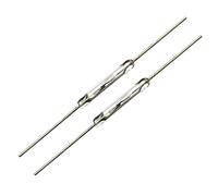 Graootoly 10 pcs Reed contact 14mm x 2mm Miniature reed contact Reed switch 44mm length