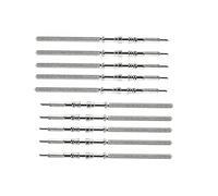 Graootoly 10Pcs Movement Watch Steel Stem Crown Kit Watch of Parts NH35 NH36 NH38 NH39 Movement Watch Stem Spare Parts