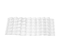 Graootoly 10pcs professional acrylic poker 100 chip trays (without cover)