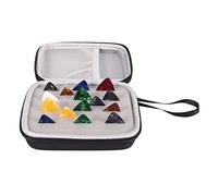 Graootoly 15PCS Guitar Picks with All Thickness 0.75 mm for Acoustic, Classical, Electric, Guitar with Storage Bag,Black