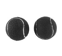 Graootoly 2 PCS Precut Walker Tennis Ball for Furniture Legs and Floor Protection, Heavy Duty Long Lasting Felt Pad Covering,Black
