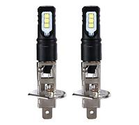 Graootoly 2X H1 6000K Super White 6000LM DRL LED Headlight Bulb Kit High-Beam