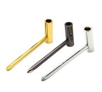 Graootoly 3PCS 6.35mm Guitar Truss Rod Wrench Durable Truss Rod Neck Adjustment Hex Spanner Metal Hex Wrench Gold&Silver&Black