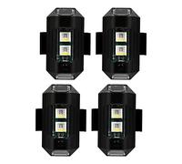 Graootoly 4 Pcs 7 Colors Drone Strobe Light USB LED Anti-Collision Bike Tail Drone Night Fly Mini Signal Flashing Warning Light