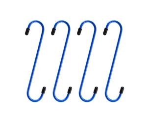 Graootoly 4 Pcs Brake Caliper Hangers Brake Caliper Hooks with Rubber Tips Automotive Tool for Breaking, Suspension Work