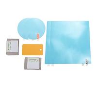 Graootoly 4Pcs Car Rearview Mirror Film Car Side Mirror Anti- Film Nano Film Anti-Fog Rain Waterproof Membrane Protector Car Rearview Mirror Side (2 Round and 2 Rectangles)