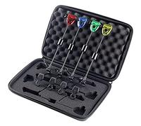Graootoly 4Pcs Fishing Swingers Set Fishing Bite Alarm Indicators Led Illuminated Swinger Carp Fishing Accessories