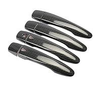 Graootoly 4PCS for Navara NP300 2015-2020 Carbon Fiber Car Door Handle Cover Sticker Decoration Accessories