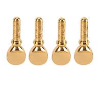 Graootoly 4Pcs Sax Neck Screw Tightening Screw Compatible with Sax Saxophone Bass Clarinet Replacement Parts (Gold)