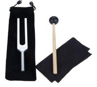 Graootoly 528 Hz Tuning Fork, Silver Solfeggio Tuning Forks 528 Hz for Healing, Musical Instrument, Meditation, Relaxation Durable Easy to Use