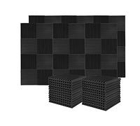 Graootoly 60 Pcs Sound Insulation Board Sound Insulation Studio Foam,For Wall Sound Insulation Board, Studio,2.5X 30X 30Cm