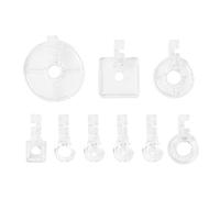 Graootoly Clear Couching Decorative Foot Threads Yarns,Embroidery Free Motion Presser Foot for Low Sewing Machines