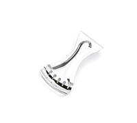 Graootoly Durable Tailpiece Tailpiece 6 String for Dobro Style for Resonator Guitar Chrome