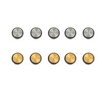 Graootoly Flute Repair Wind Instrument Metal Opening Plug 10 Pieces of Flute Repair Tool Musical Instrument Replacement Parts Accessories