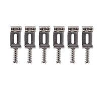 Graootoly Guitar Bridge Saddles Tremolo for Strat Tele Electric Guitar Accessories Silver