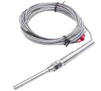 Graootoly K Type 50x5mm 800C Probe Thermocouple Temperature Sensor Cable 9.8ft 3