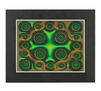 Graootoly Magnetic Viewing Film,6X4 Inch Green Magnetic Field Display Film,Magnetic Display, Magnetic Field Detector,Reusable