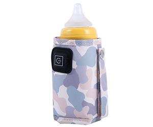 Graootoly Universal USB Milk Water Warmer Travel Stroller Insulated Bag Portable Nursing Bottle Heater