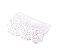 Graootoly Women embroidered lace scarf white