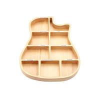 Graootoly Wooden Guitar Parts Plectrum Storage Box Personalized for Guitar Replacement Parts Accessories