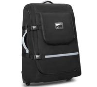 GRAOSO Stroller Travel Bag with Wheels Compatible with UPPAbaby Vista, Vista V2, Cruz V2, Rolling Gate Check Stroller Storage Bag for Airplane, with Dual Handles, Luggage Tag, Reflective Strip, Black
