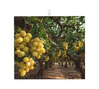 Grape Blossom Kitchen Absorbent Mat Fashion Versatile Practical for Countertop Protection and Decor