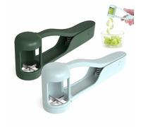 Grape Cutter, 2Pcs Fruit Slicer Grape Cutters with Ergonomic Anti Slip Handle Stainless Steel Quarter Slicer for Vegetable Fruit Salad Stainless Steel Quarter Kitchen Gadget
