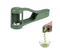 Grape Cutter for Toddlers,Stainless Steel Fruit Slicer Tomato Cherry Strawberry Raspberries Blueberries Grapes Cutters Tool,Baby Weaning Food Gadgets for Kitchen Fresh Snack Vegetable Salad (Green)