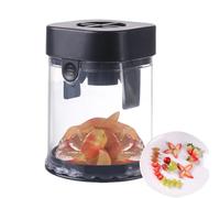 Grape Cutter, Fruit Cutter for Children, Cup Cutter, Fruit Quarter Cutter with Wide Opening, Multi-Purpose Grape Cutter, Kitchen Aid for Cherry Tomatoes, Strawberry, Grapes, Cherries (Black)