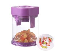Grape Cutter, Fruit Cutter for Children, Cup Cutter, Fruit Quarter Cutter with Wide Opening, Multi-Purpose Grape Cutter, Kitchen Aid for Cherry Tomatoes, Strawberry, Grapes, Cherries (Purple)