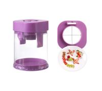 Grape Cutter, Fruit Vegetable Tool with Stainless Steel Chopper and ABS Storage Box, Multi Function Slicer for Strawberry Tomato Cherry Citrus Salad
