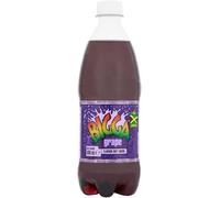 Grape Flavour Soft Drink 600ml (Pack of 12 Bottles) - Refreshing Fruity Carbonated Drink with Sugar & Sweetener, Ready to Enjoy