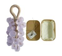 Grape Hand Soap Bar - Natural Plant and Fruit Extracts | Moisturizing Scented Cleanser for Hands Body Feet Elbows Knees | Gentle Daily Wash for Bathroom Kitchen Travel | 170g Nourishing Soap