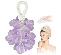 Grape Knot Soap, Crystal Grape Soap, Natural Solid Soaps, Handmade Grapes Bar Soaps, Multi-effect Cleansing, For Men and Women, Hand, Body and Face Wash, Suitable for All Skin Types (Lavender)