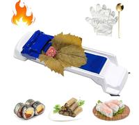 Grape Leaves Roller Machine, Grape Leaf Roller, Stuffed Grape Leaves Roller, Multi Functional Vegetable Meat Rolling Tool, Magic Sushi Roll Maker for Stuffed Grape & Cabbage Leaves (1PC)