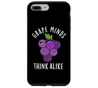 Grape Minds Think Alike Funny Fruit Pun Case for iPhone 7 Plus/8 Plus