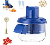 Grape Peeling Machine, 2025 Upgraded New Electric Automatic Garlic Peeler Machine, Rechargeable Home Kitchen Aid Peeler, Small Commercial Fruit Skin Remover Tool for Cherry, Tomatoes