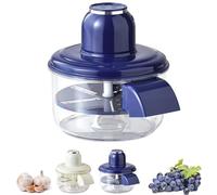 Grape Peeling Machine Electric, 2025 Garlic Fruit Automatic Peeler Skin Remover, Suitable for Home Use (Blue)