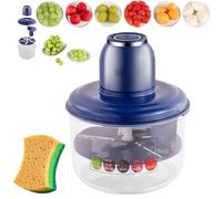 Grape Peeling Machine, Grape Fruit Peeler Electric Machine, Upgraded New Electric Automatic Garlic Peelers Machines,Commercial Automatic Cherry Tomatoes Peeler Skinning Tool (Blue)