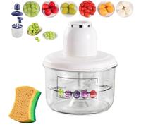 Grape Peeling Machine, Grape Fruit Peeler Electric Machine, Upgraded New Electric Automatic Garlic Peelers Machines,Commercial Automatic Cherry Tomatoes Peeler Skinning Tool (White)